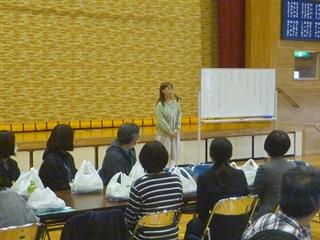 今年度の新ＰＴＡ会長さんからご挨拶いただきました。
