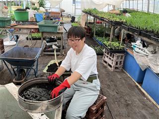 　前期実習
<br>
　将来、働くために必要な技能、知識、意欲などを身に付けることができました。
