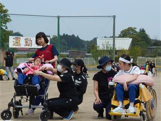 中学部リレーのスタートの様子です。