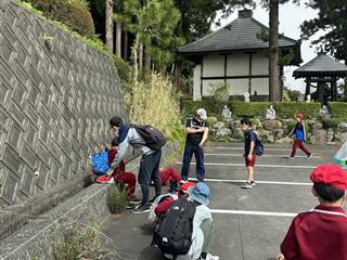 途中で、水分休憩を取りました。
<br>
元気回復！