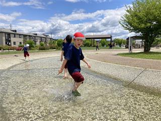 じゃぶじゃぶ気持ちいい～！