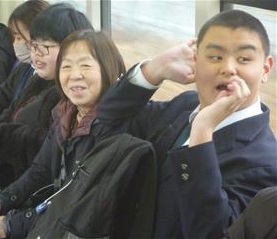 皆で電車に乗れて楽しいです！