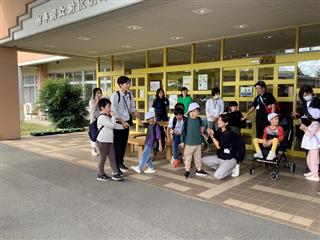 「ただいま！」とごあいさつ。
<br>
何事もなく帰ってきました！