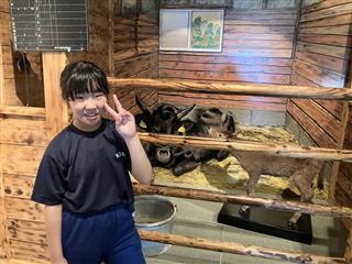 お気に入りの牛と！「はい、チーズ！」