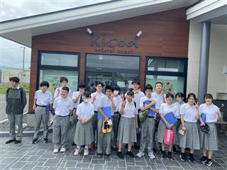 Ｒｉｃｏａではおいしいコーヒーや米粉を使った洋菓子を販売しています。見学当日は定休日だったので今度は食べに行きたいです。