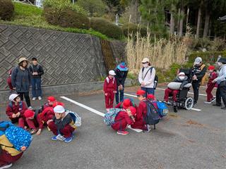 途中休憩の様子です。
<br>
あと少しがんばるぞ！