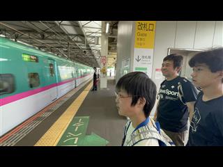新幹線はやっぱり速いな！