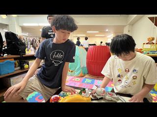 たくさんおもちゃがあって楽しいな。
