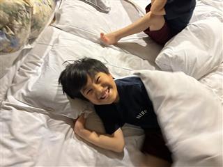 ワクワクどきどき。今日は眠れるかな～