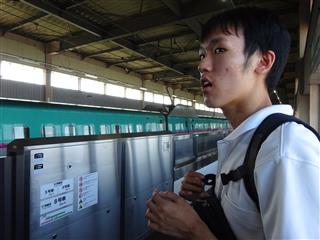 新幹線で出発！