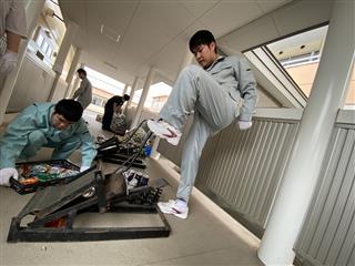 力強く踏み込みます！