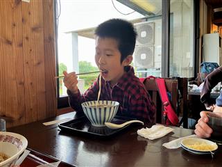 あたたかいそばもおいしくいただきました。