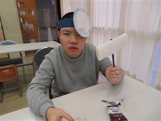 自作の仮装をしました。