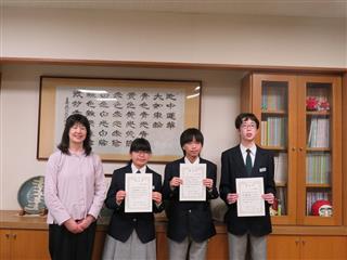 役員のみなさん、一年間楽しい寄宿舎となるように頑張りましょう！