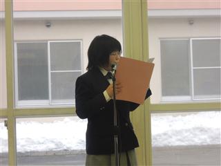 それぞれの活動の反省や次年度へ向けての発表をしました。