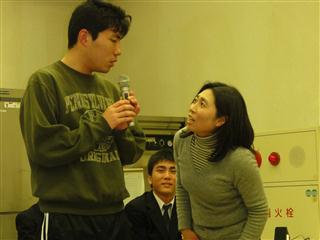 最後に退舎生ひとりひとりから寄宿舎での思い出や、これからの進路についてなど思い思いの挨拶がありました。
