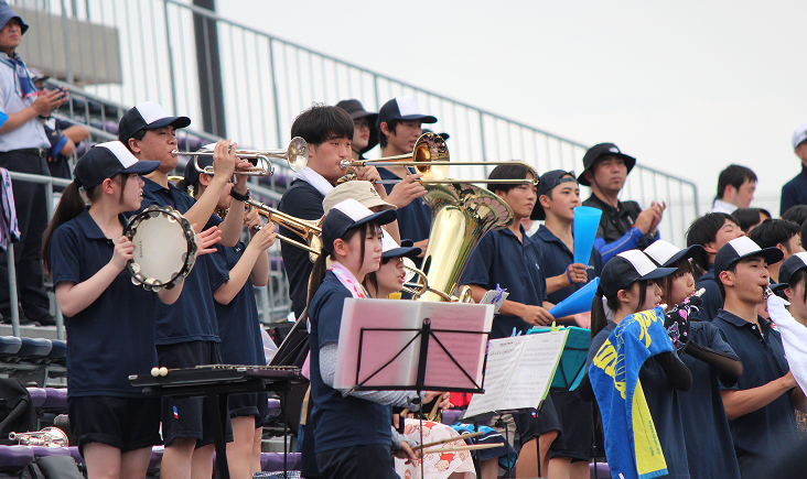 吹奏楽部の演奏