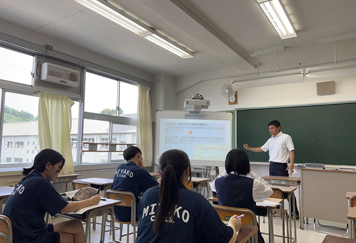 岩手県立宮古商工高校 商業校舎 流通ビジネス科