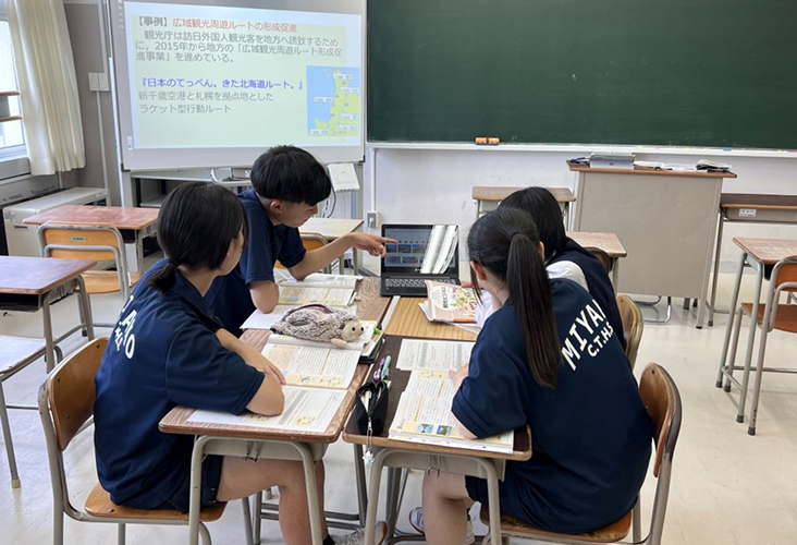 岩手県立宮古商工高校 商業校舎 流通ビジネス科